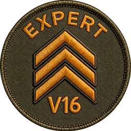 Expert badge, battery v16
